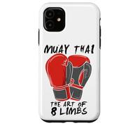 Custodia per iPhone 11 Arti Marziali Muay Thai L'arte di 8 arti citazione Thai Boxing