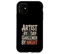 Custodia per iPhone 11 Artista Di Giorno Giardiniere Di Notte Hobby Cre