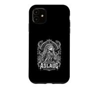 Custodia per iPhone 11 Aslaug Figlia della leggenda Scudo vichingo nubile rune
