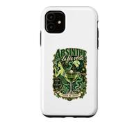 Custodia per iPhone 11 Assenzio La Fée Verte - Cocktail Fata Verde