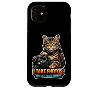 Custodia per iPhone 11 Assistente Fotografo Felino