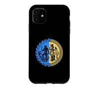 Custodia per iPhone 11 Athena e Poseidone Mitico Contest Protettore Di Atene