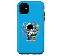 Custodia per iPhone 11 Autism Is My Super Power, Carino Astronauta Puzzle Piece