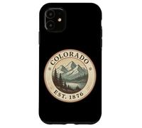 Custodia per iPhone 11 Avventura Vintage nelle Montagne del Colorado