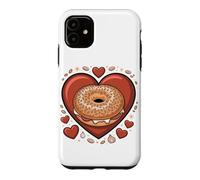 Custodia per iPhone 11 Bagel Lover Breakfast Foodie Brunch Everything Bagel