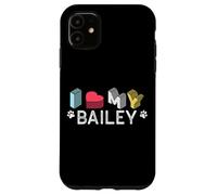 Custodia per iPhone 11 Bailey Nome Cane Personalizzato Bailey Pet Lover