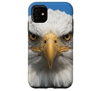 Custodia per iPhone 11 Bald Eagle Close Up Ritratto Sharp Wildlife Face