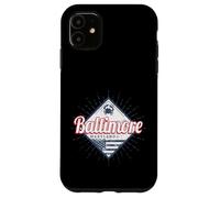 Custodia per iPhone 11 Baltimore in Maryland Stati Uniti souvenir vintage USA