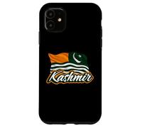 Custodia per iPhone 11 Bandiera del Kashmir Patriotic AJK Uomini Donne Bambini Azad Kashmir