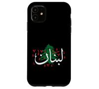 Custodia per iPhone 11 Bandiera del Libano, Beirut, cedro, libanese, Heritage Design