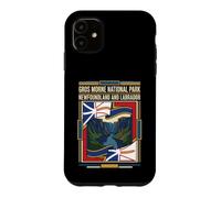 Custodia per iPhone 11 Bandiera del parco nazionale Gros Morne Terranova e Labrador