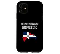Custodia per iPhone 11 Bandiera della Repubblica Dominicana Destination Pride