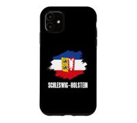 Custodia per iPhone 11 Bandiera dello Schleswig-Holstein, bandiera dello Stato federale tedesco Kiel