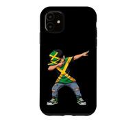 Custodia per iPhone 11 Bandiera giamaicana Dab Pose Caribbean Pride