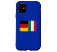 Custodia per iPhone 11 Bandiera Italia Germania per Tedesco Italiano Italo-tedeschi