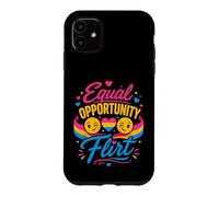 Custodia per iPhone 11 Bandiera pansessuale per pari opportunità Flirt