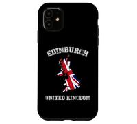 Custodia per iPhone 11 Bandiera vintage del Regno Unito di Edimburgo