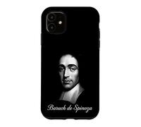 Custodia per iPhone 11 Baruch de Spinoza Filosofia Razionalista Ritratto