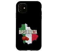 Custodia per iPhone 11 Basilicata Italia Retro Regione Mappa Vintage Souvenir