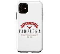 Custodia per iPhone 11 Basque: Pamplona Shirt/San Fermin