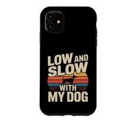 Custodia per iPhone 11 Basso E Lento Con Il Mio Cane Barbecue Grigliare