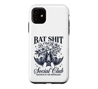 Custodia per iPhone 11 Bat Shit Crazy Social Club Madness In The Moonlight Bat
