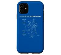 Custodia per iPhone 11 Batman Action Figure Anatomy