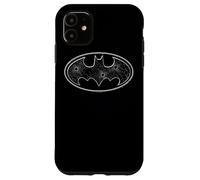Custodia per iPhone 11 Batman Glass Hole Logo