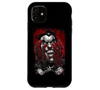 Custodia per iPhone 11 Batman Joker Blood in Hands