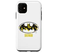 Custodia per iPhone 11 Batman Logo Giallo Silhouette Edition Comic