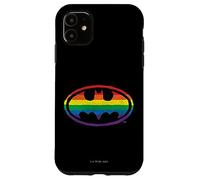 Custodia per iPhone 11 Batman Pride Rainbow Logo