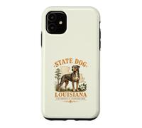 Custodia per iPhone 11 Bayou Dog, bellezza screziata della Louisiana