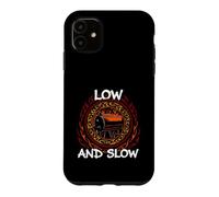 Custodia per iPhone 11 BBQ Pitmaster Low And Slow Offset Smoker Grilling