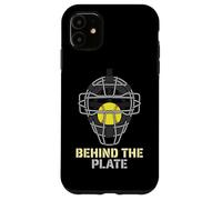 Custodia per iPhone 11 Behind The Plate Softball Catcher Fastpitch Infield Catcher