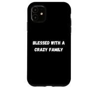Custodia per iPhone 11 Benedetto con una famiglia pazza
