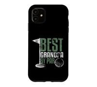 Custodia per iPhone 11 Best Grandpa By Par Father's Day Golf Grandad Golfing Gift