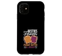 Custodia per iPhone 11 Besties Forever - Burro di arachidi e gelatina, per migliori amici