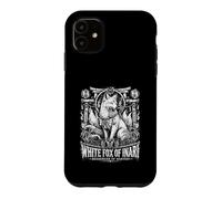 Custodia per iPhone 11 Bianco Giapponese Volpe Di Inari Messaggero Dello Spirito Del