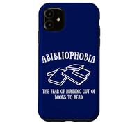 Custodia per iPhone 11 Bibliofobia del lettore La paura di rimanere senza libri da leggere