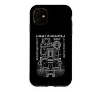 Custodia per iPhone 11 Biblioteca Di Alessandria Planimetria Archeologia Archeologo