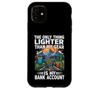Custodia per iPhone 11 Bikepacking Lighter Than My Gear Is My Bank Account