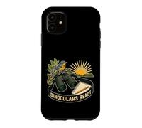 Custodia per iPhone 11 BINOCULARS READY Birdwatching e appunti sul campo