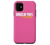 Custodia per iPhone 11 Birds of Prey White and Yellow Horizontal Logo