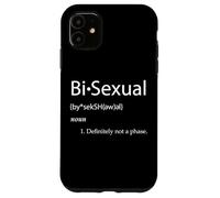 Custodia per iPhone 11 Bisexual Definition: Not a Phase