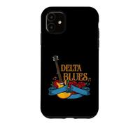 Custodia per iPhone 11 Blues chitarrista e fan della musica rock o Delta Blues