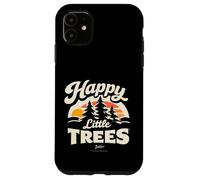 Custodia per iPhone 11 Bob Ross Happy Little Trees