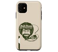 Custodia per iPhone 11 Bob Ross Just Let Your Imagination Go