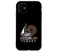 Custodia per iPhone 11 Bodrum Turchia Caicco barca a vela Vacanza Design