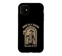 Custodia per iPhone 11 Born Tavern Skeleton Pirate November 1775