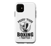 Custodia per iPhone 11 Boxing Fighter Muay Thai Potenza e Controllo